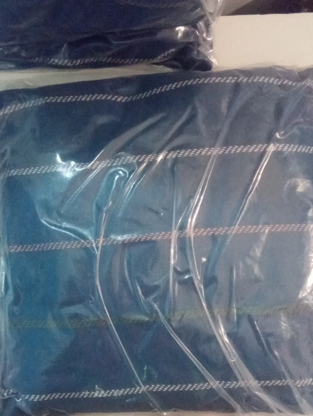 Classic Navy Stripe Pillow Set Of 3 Unbranded 14